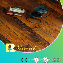 Commercial 12.3mm Hand Scraped Cherry V-Grooved Laminate Floor